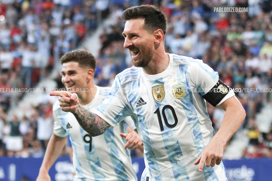 Con 5 goles de Lionel Messi la Selección Argentina aplastó a Estonia